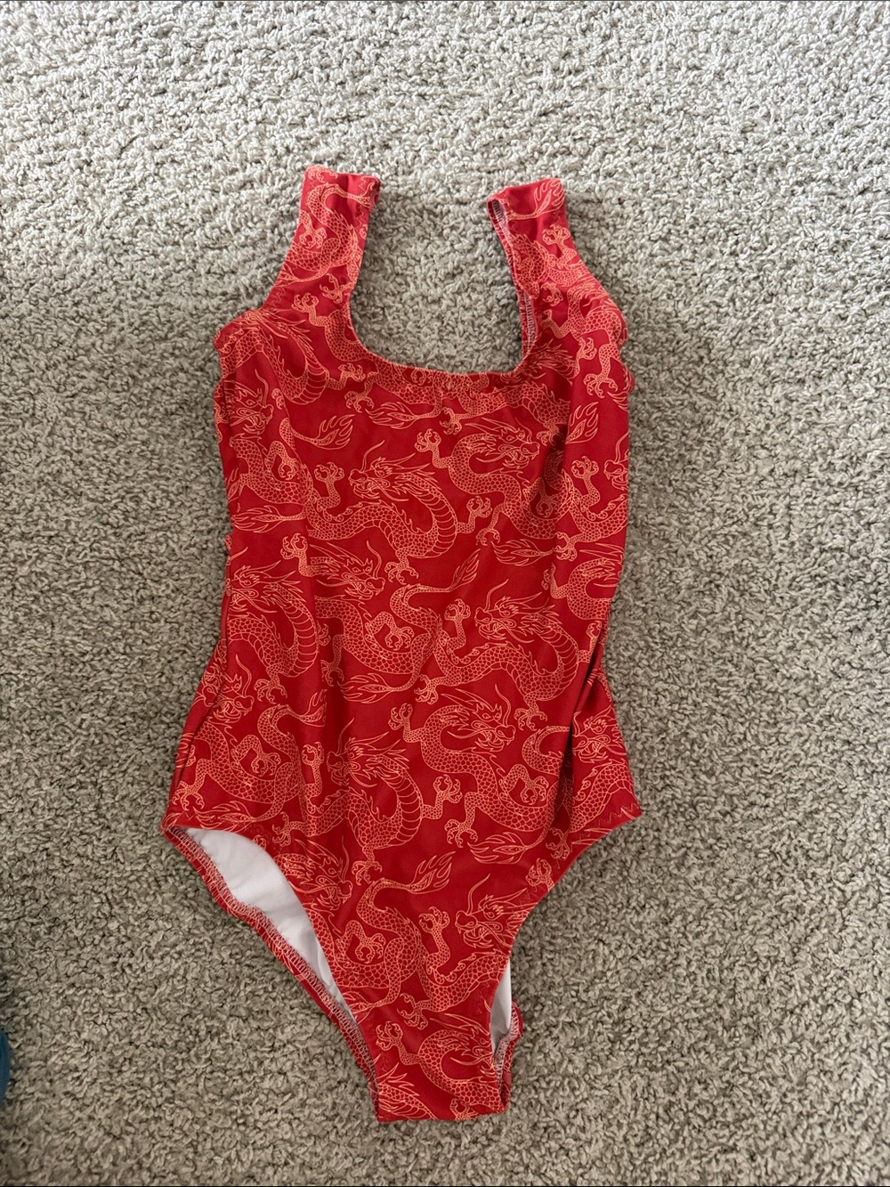 Red Dragon Chameleon Dancewear Leotard